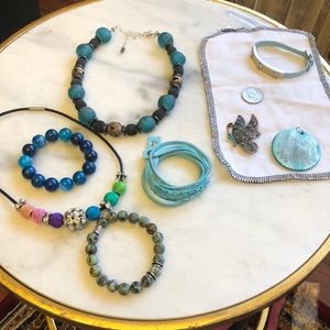 Teal sparkles jewelry/reseller's bundle